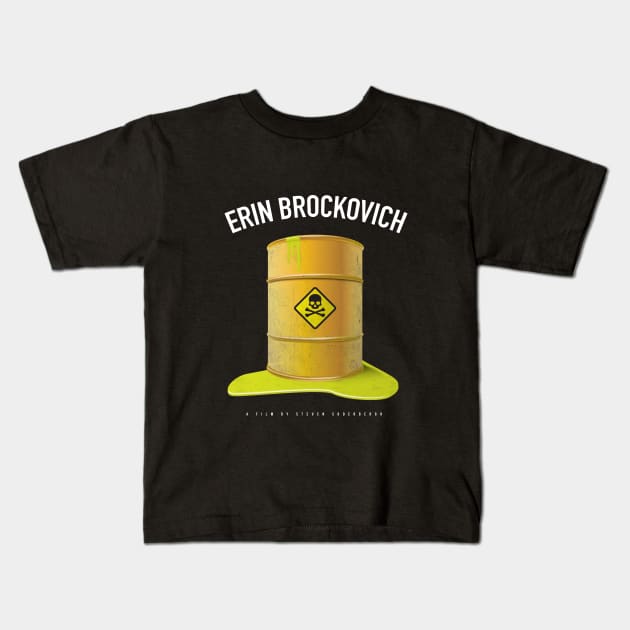 Erin Brockovich - Alternative Movie Poster Kids T-Shirt by MoviePosterBoy